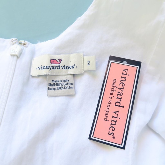 Vineyard Vines Eyelet Fit And Flare Dress - Picture 5 of 7